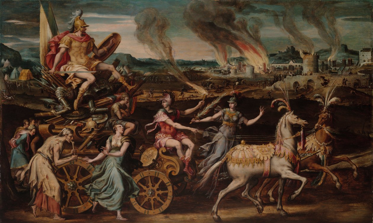 O triunfo de Marte de Antoine Caron