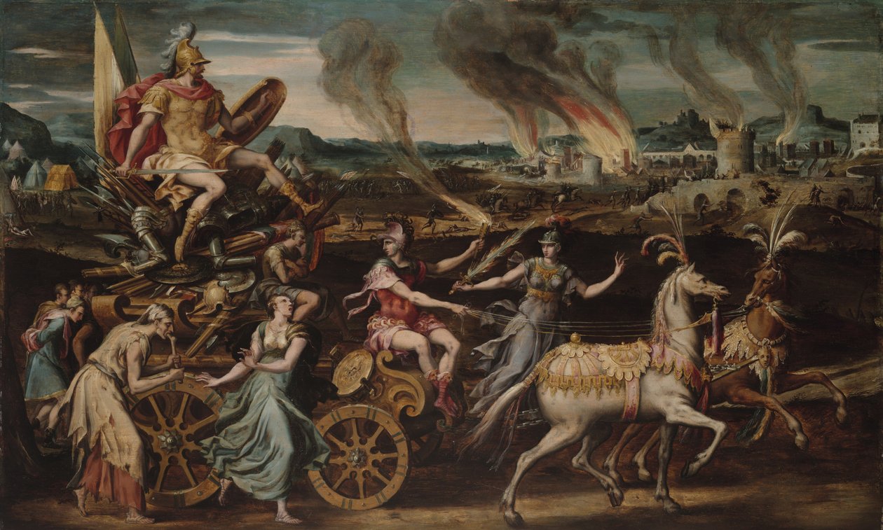 O triunfo de Marte, c.1570 de Antoine Caron