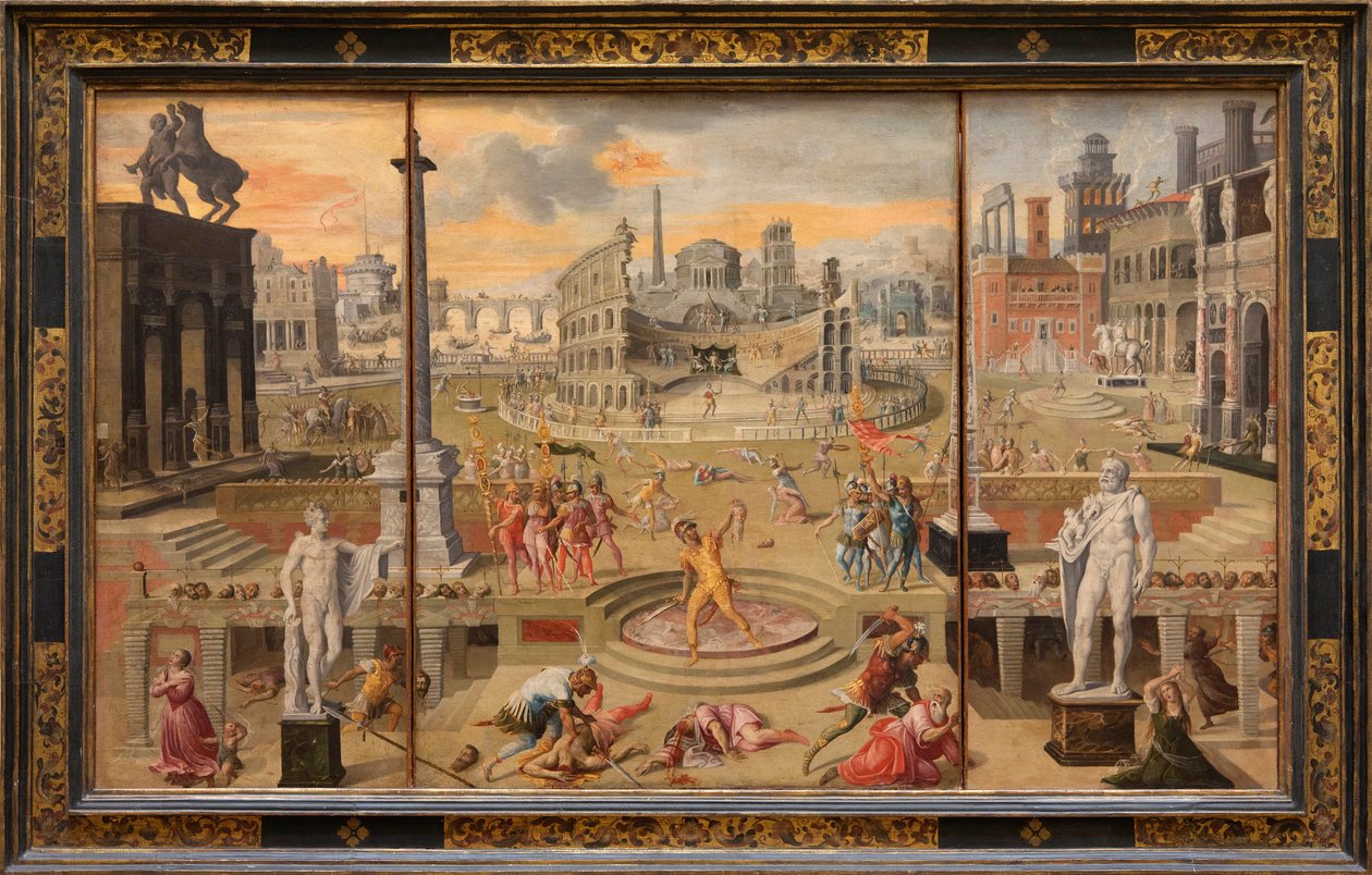 Os massacres do Triumvirate (pintura) de Antoine Caron