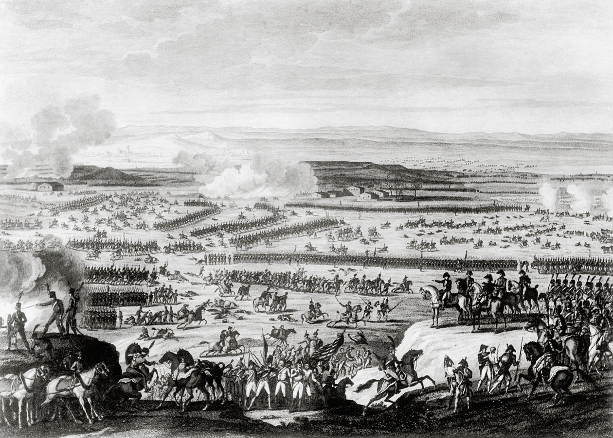 Batalha de Austerlitz na Morávia de Antoine Charles Horace Vernet