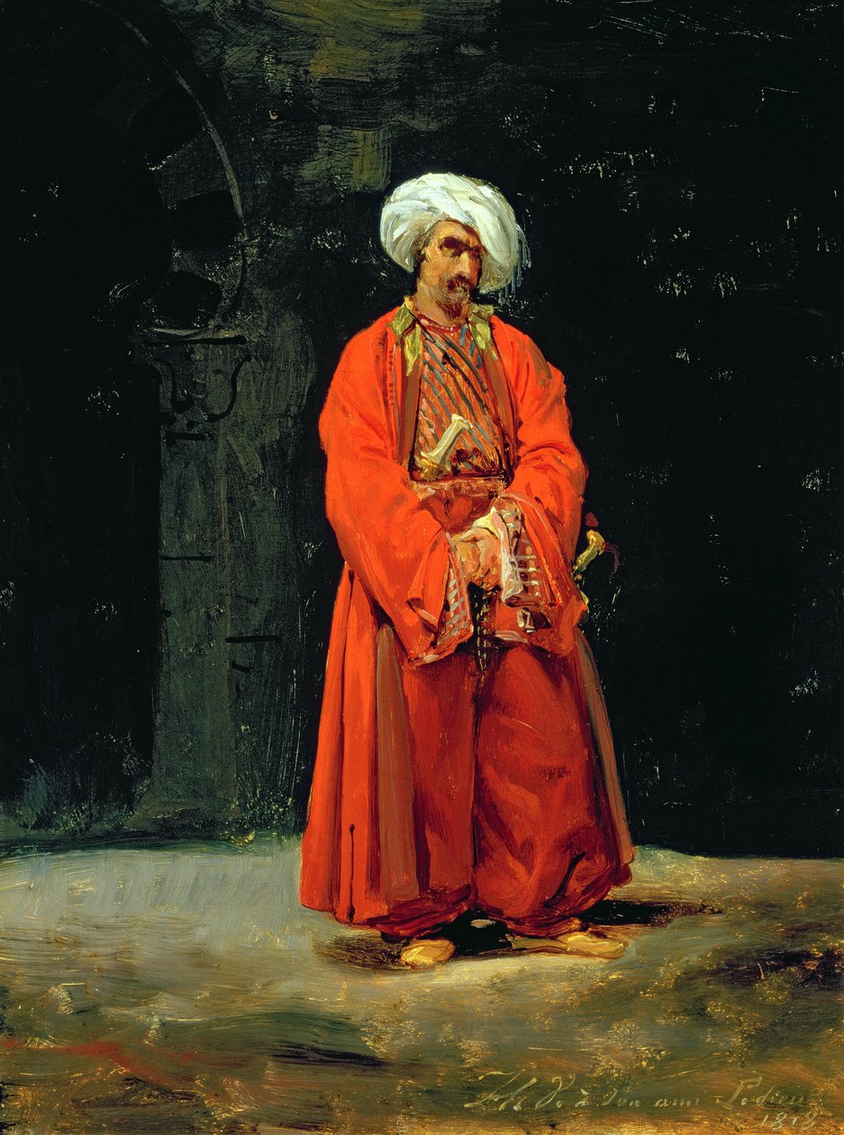 Retrato de um oriental de 1818 de Antoine Charles Horace Vernet