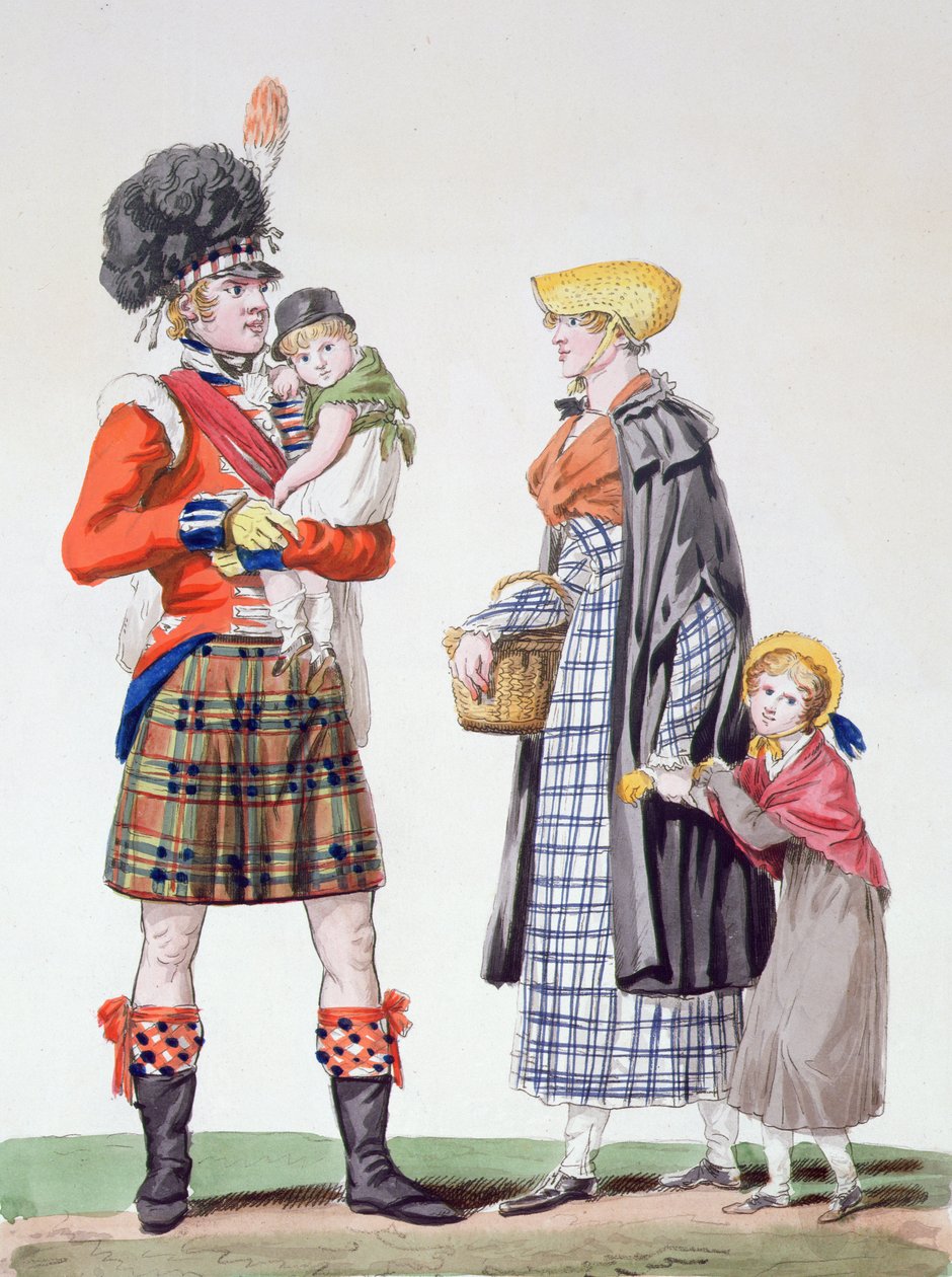 Família escocesa de Antoine Charles Horace Vernet