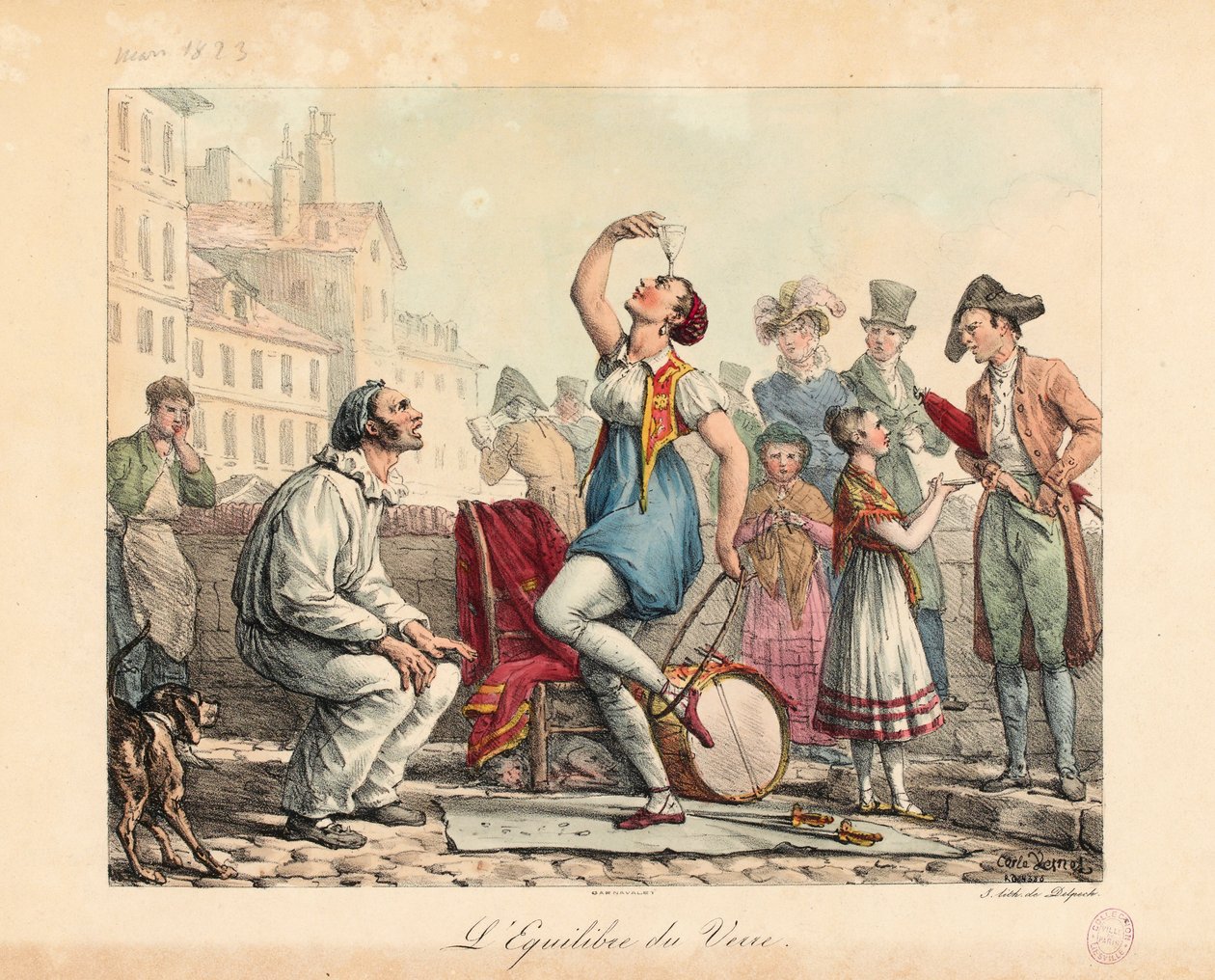 O balanceador de vidro, 1815-30 de Antoine Charles Horace Vernet