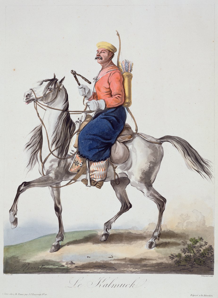 O Kalmyk de Antoine Charles Horace Vernet