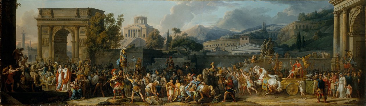 Triumph de Paulus de 1789 de Antoine Charles Horace Vernet