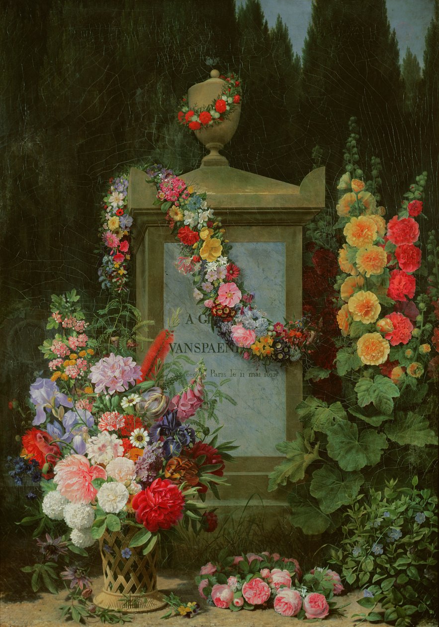 Homenagem a Gerard van Spaendonck, 1830 de Antoine Chazal