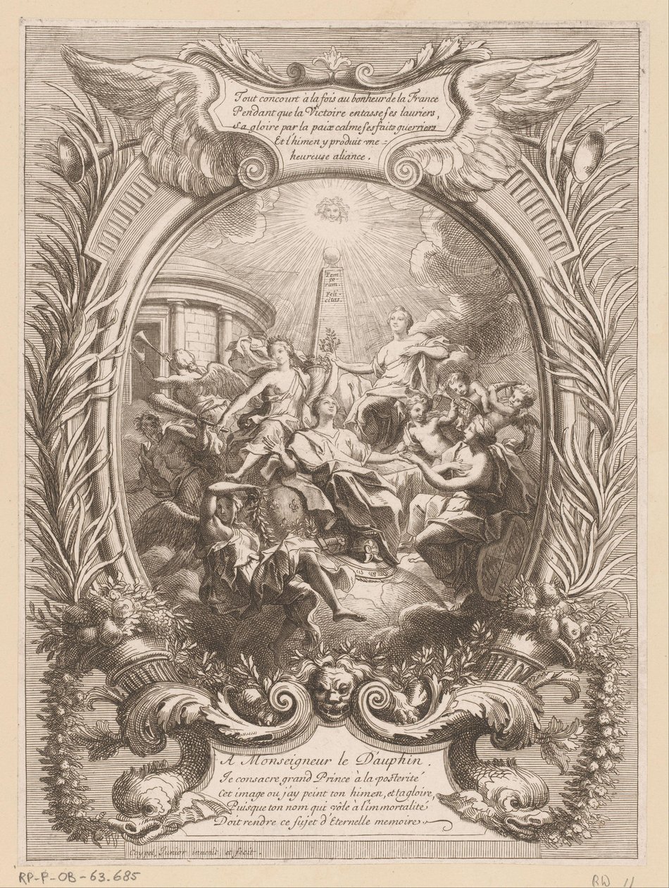 Alegoria da fama do Delfim de Antoine Coypel