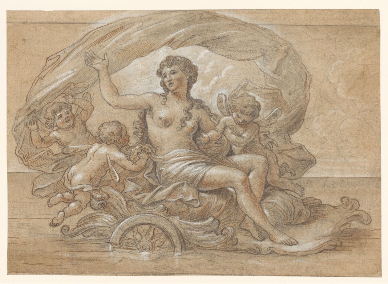 Galathea em sua carruagem marítima de Antoine Coypel