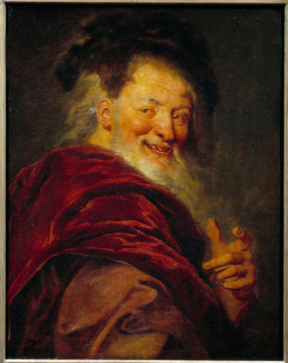 Retrato do filósofo grego Demócrito (460 - 370 AC). Pintura de Antoine ...
