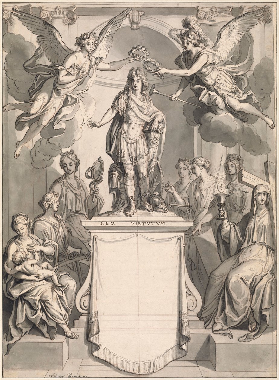 Desenho para um Frontispício de Antoine Dieu