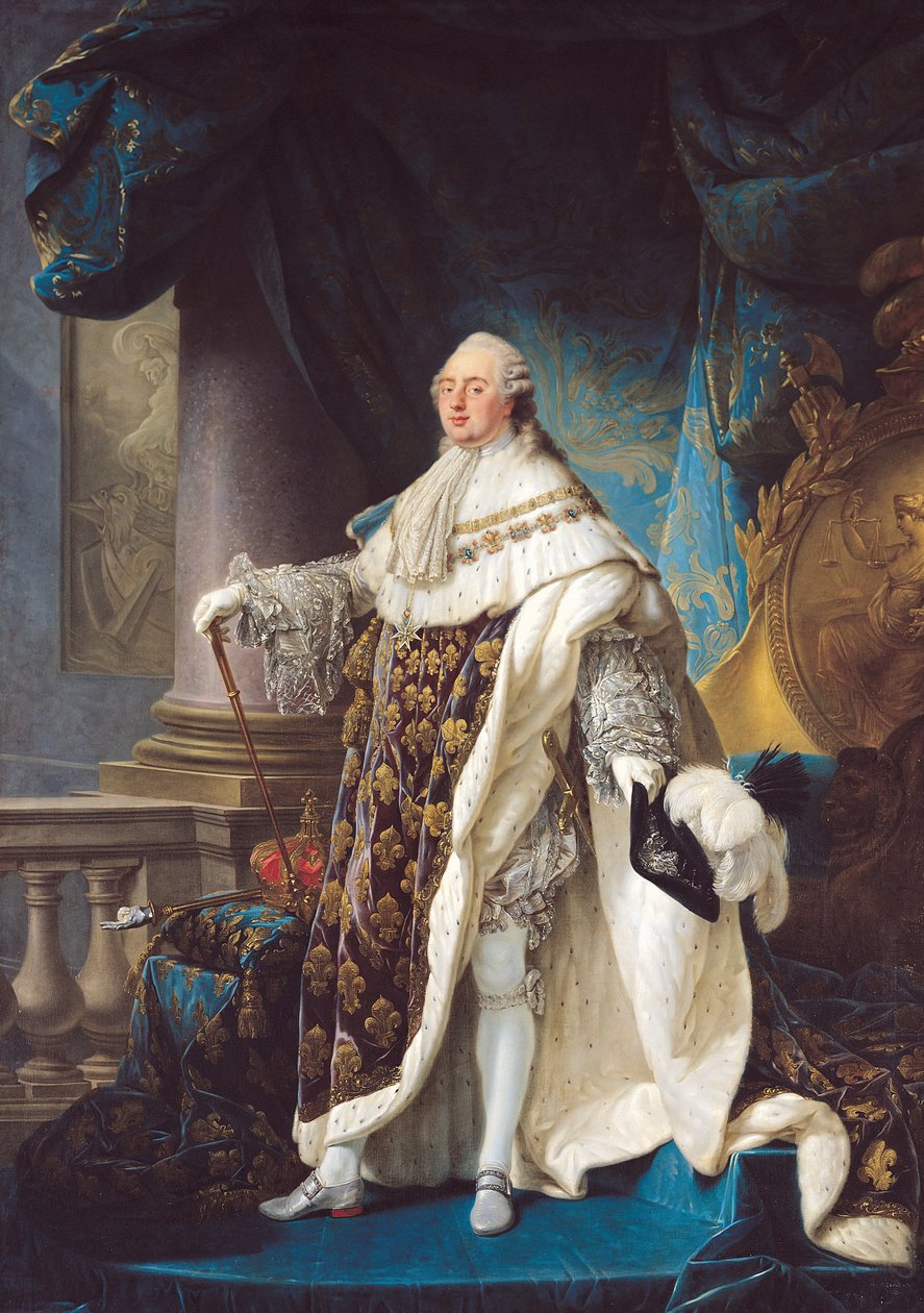 Luís XVI (1754-93) (óleo sobre tela) de Antoine François Callet