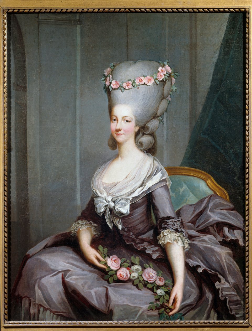 Retrato de Marie Therese Louise de Savoie Carignan, Princesa de Lamballe de Antoine François Callet