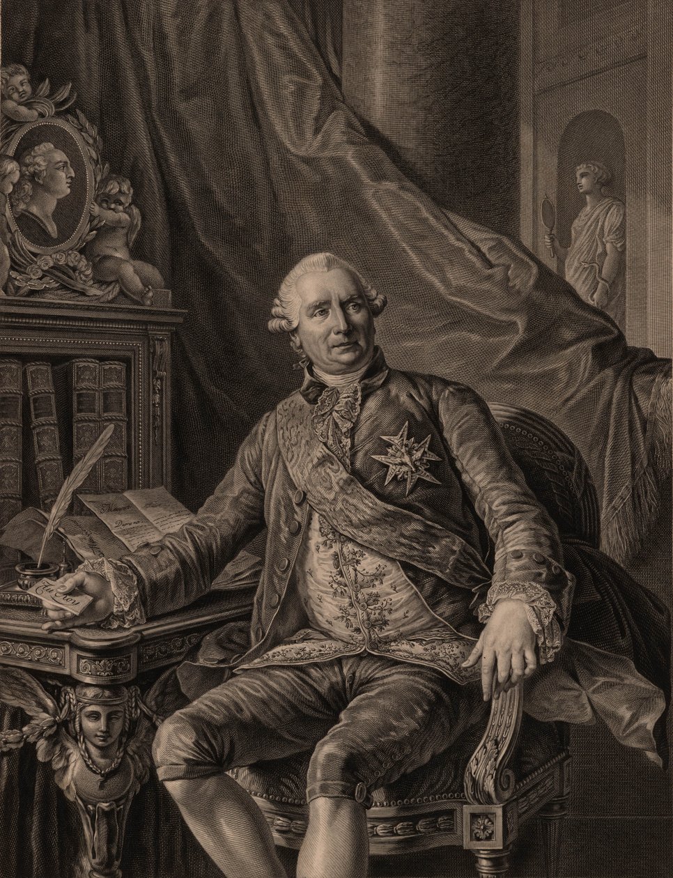 Charles Gravier, conde de Vergennes 1717-1787, 1774. de Antoine François Callet