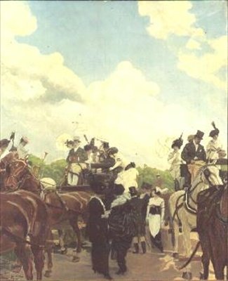 Corredores em Longchamps, 1906 de Antoine Guillaume Minartz