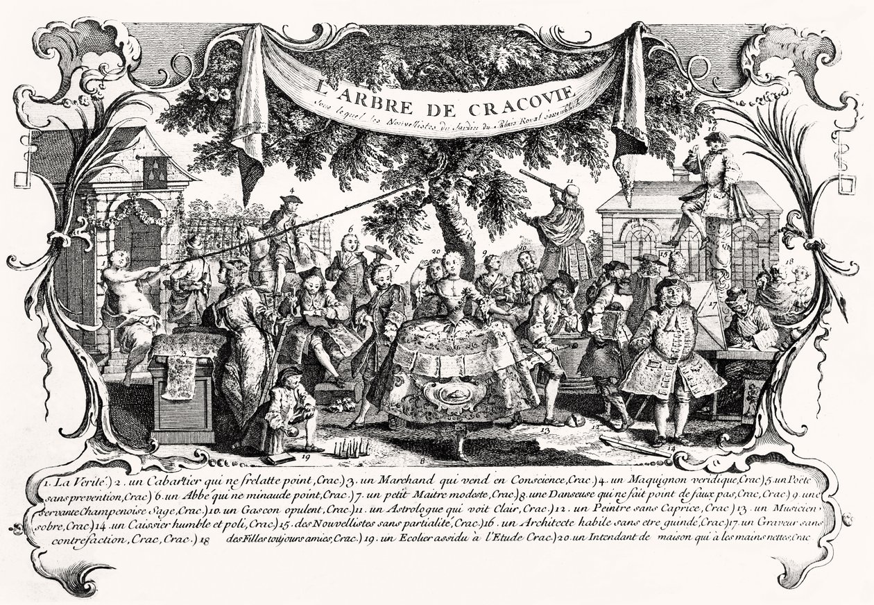 A Árvore da Cracóvia, 1742 de Antoine Humblot