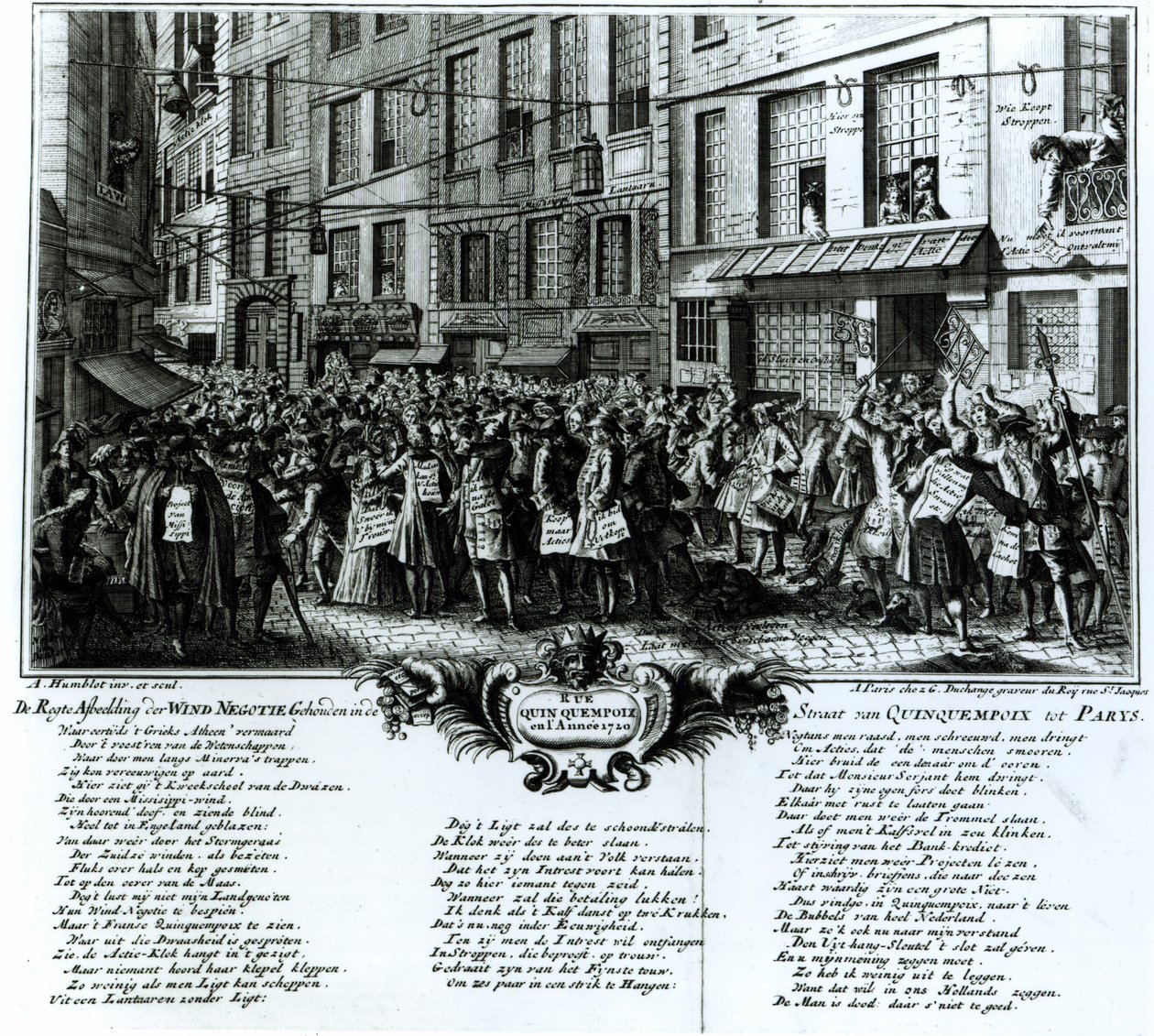 Em 1720 rue Quinquempoix de Antoine Humblot