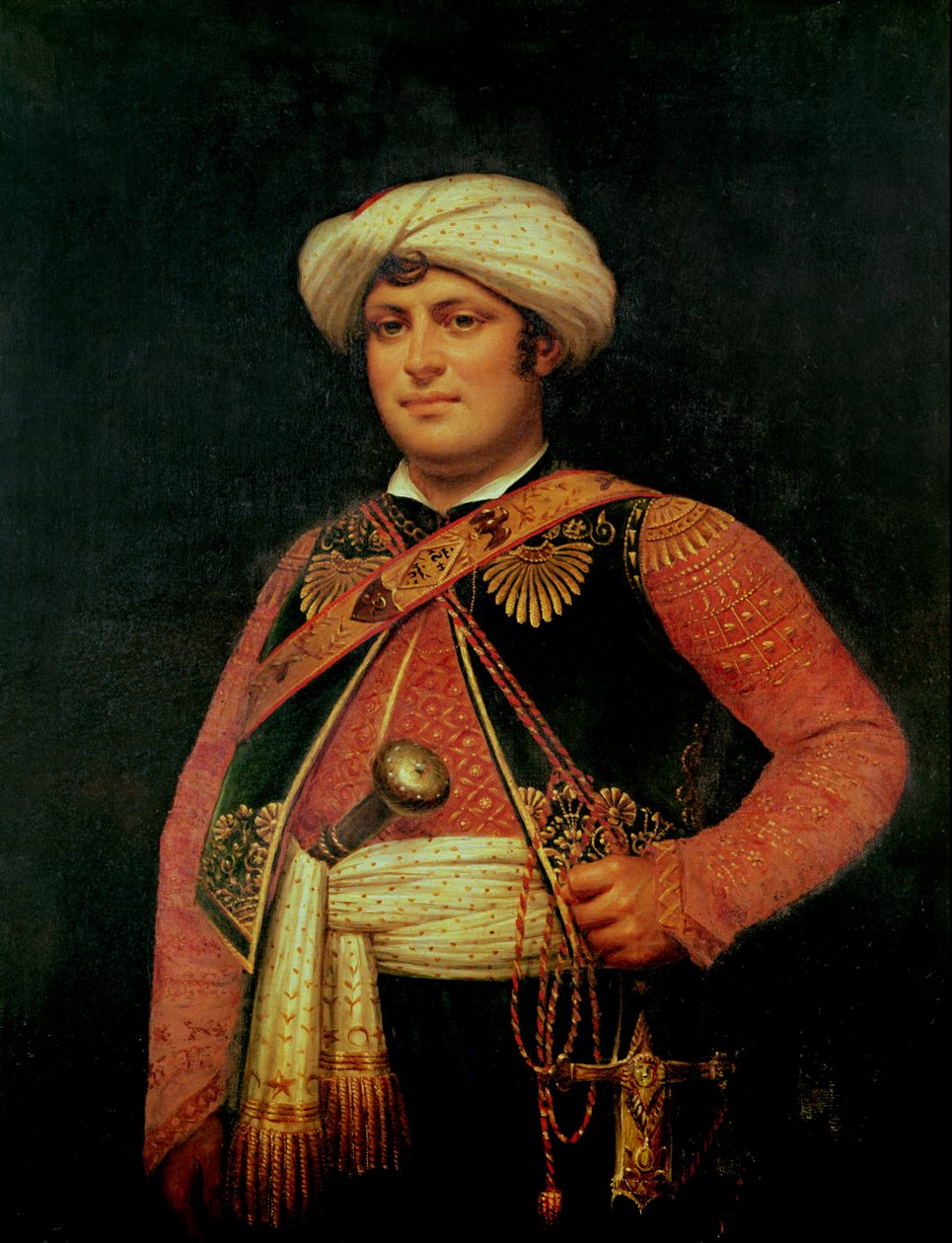 Roustan (1780-1845) (óleo sobre tela) de Antoine Jean (attr. to) Gros