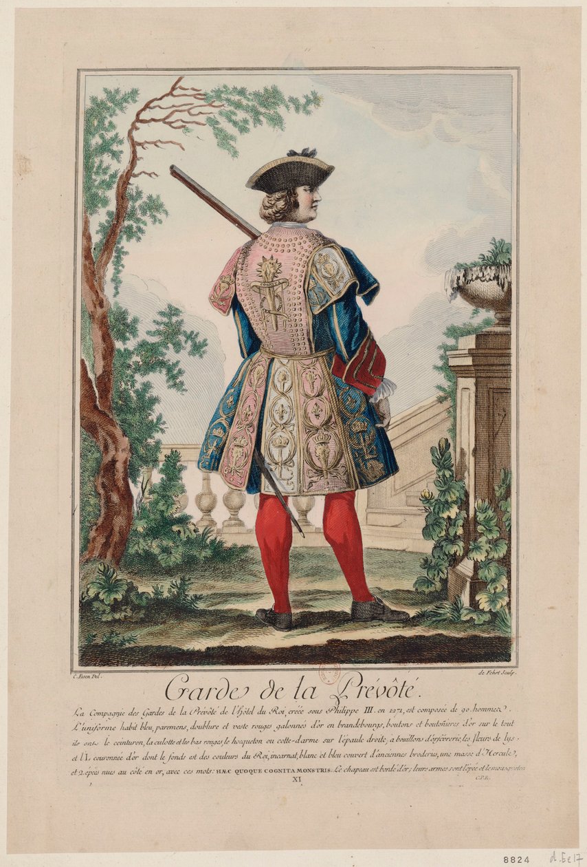 Guardas do Reitor, 1756. de Antoine Jean De Fehrt