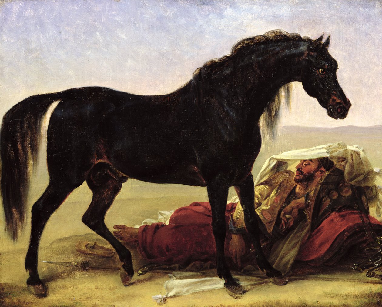 Um cavalo árabe de Antoine Jean Gros