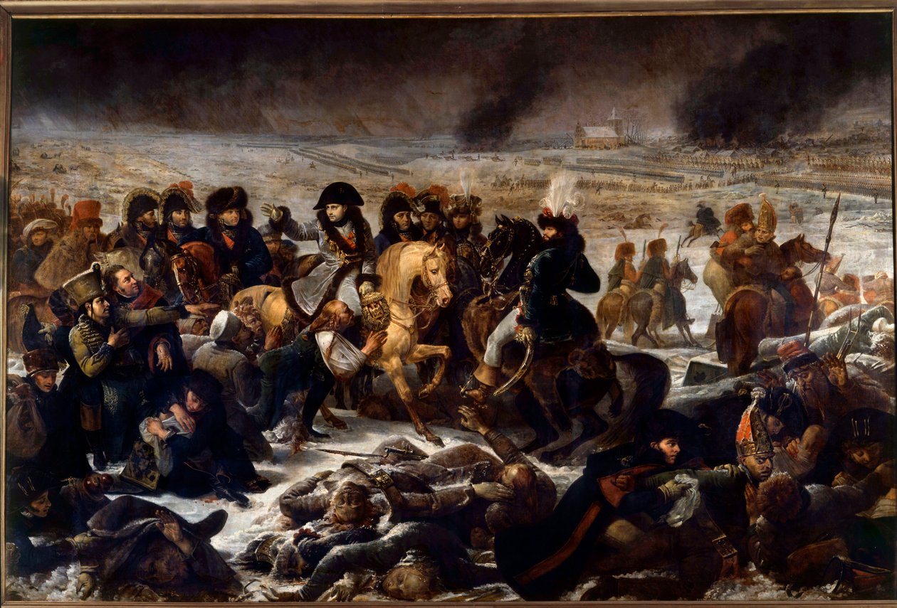 Campanha da Prússia e da Polônia (1806-1807): "Napoleão I (1769-1821) no campo de batalha de Eylau 9/02/1807" Pintura de Antoine Jean Gros (1771-1835) 1808 Sol. 5,21x7,84 m de Antoine Jean Gros