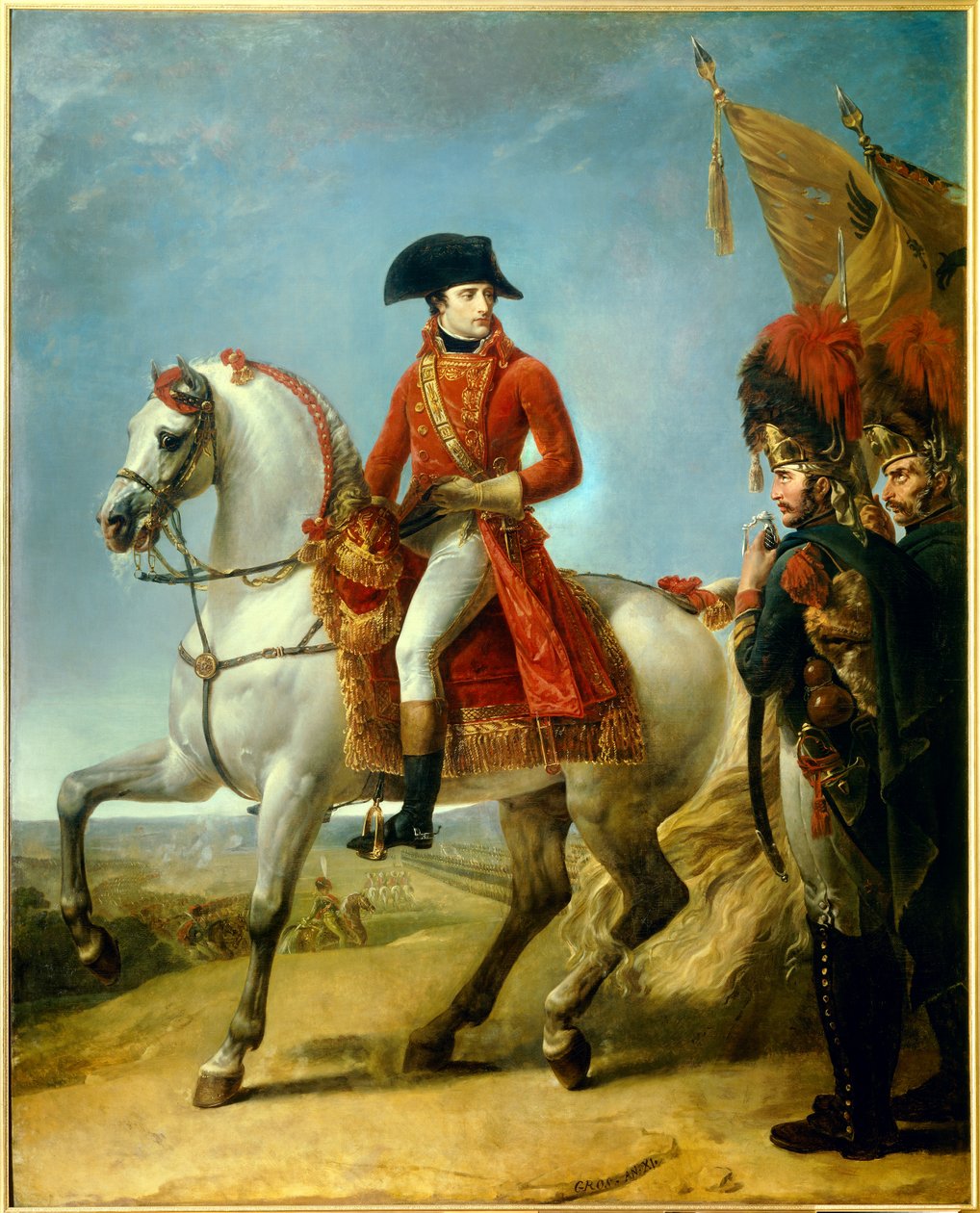 Retrato equestre de Napoleão Bonaparte (1769-1821) de Antoine Jean Gros