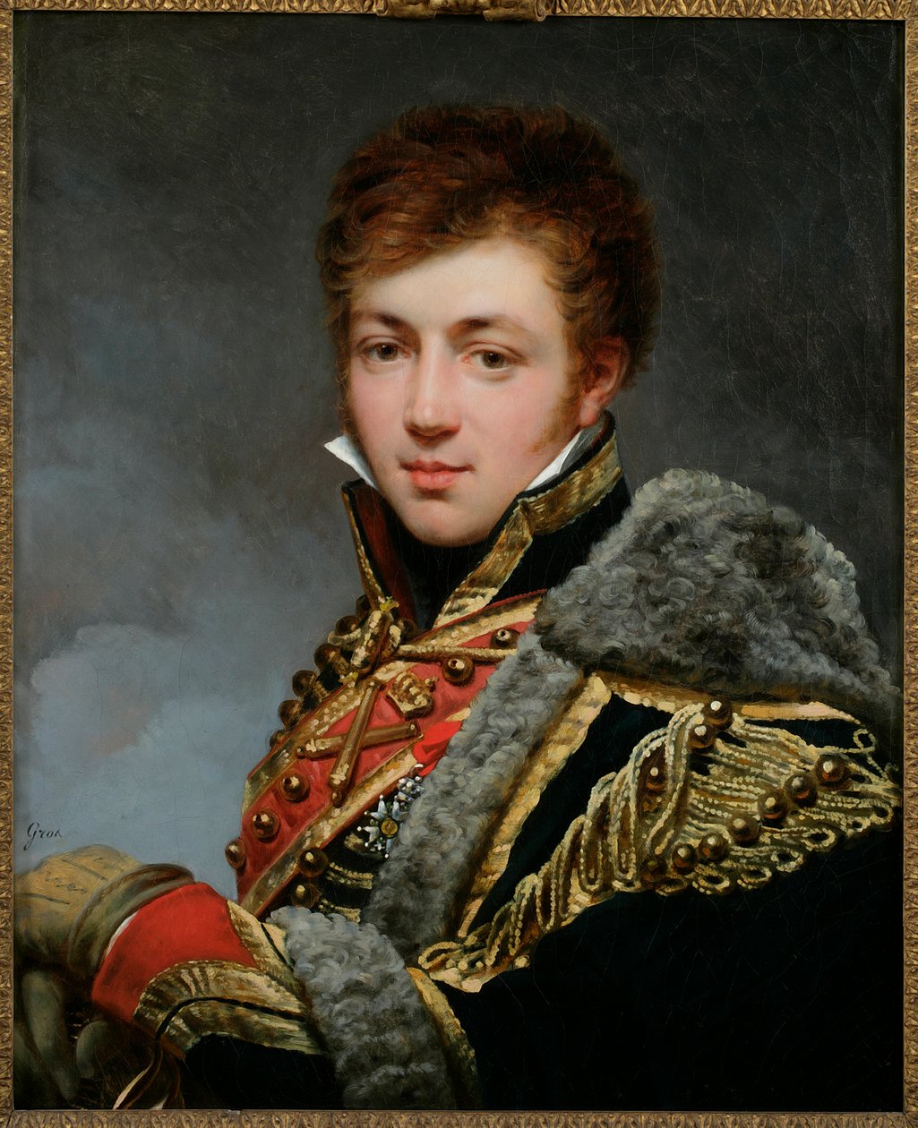 Francês: Portrait du comte Honoré de La Riboisière (1788-1868) de Antoine Jean Gros