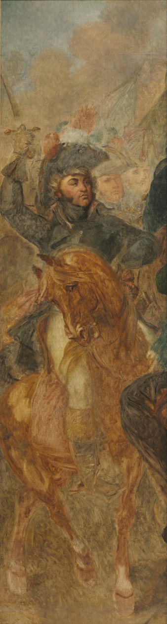 General Jean-Baptiste Kléber (Esboço para "A Batalha das Pirâmides") de Antoine Jean Gros