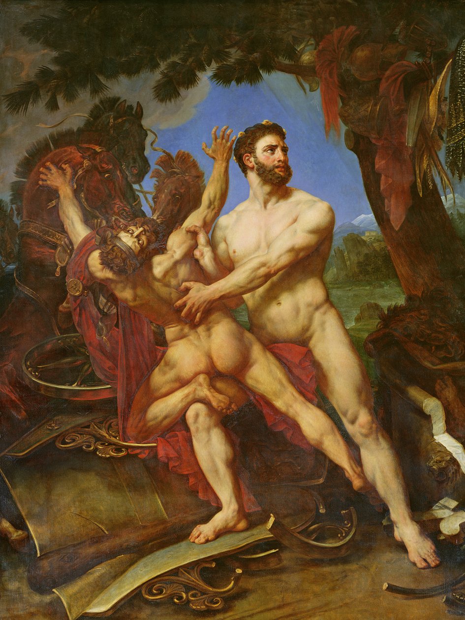 Hércules e Diomedes de Antoine Jean Gros