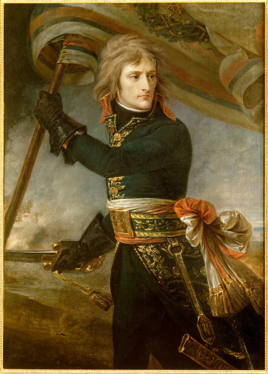Napoleão Bonaparte na ponte de Arcole (17 de novembro de Antoine Jean Gros