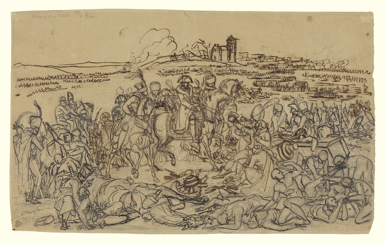 Napoleão no campo de batalha de Eylau de Antoine Jean Gros