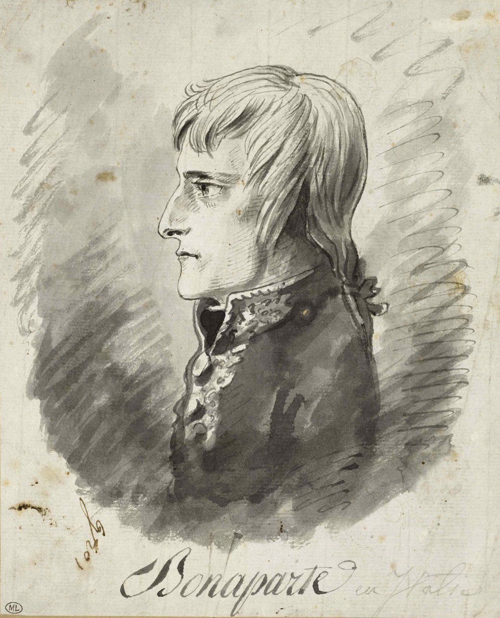 Napoleão Bonaparte, general-chefe do exército italiano, ca 1797. de Antoine Jean Gros