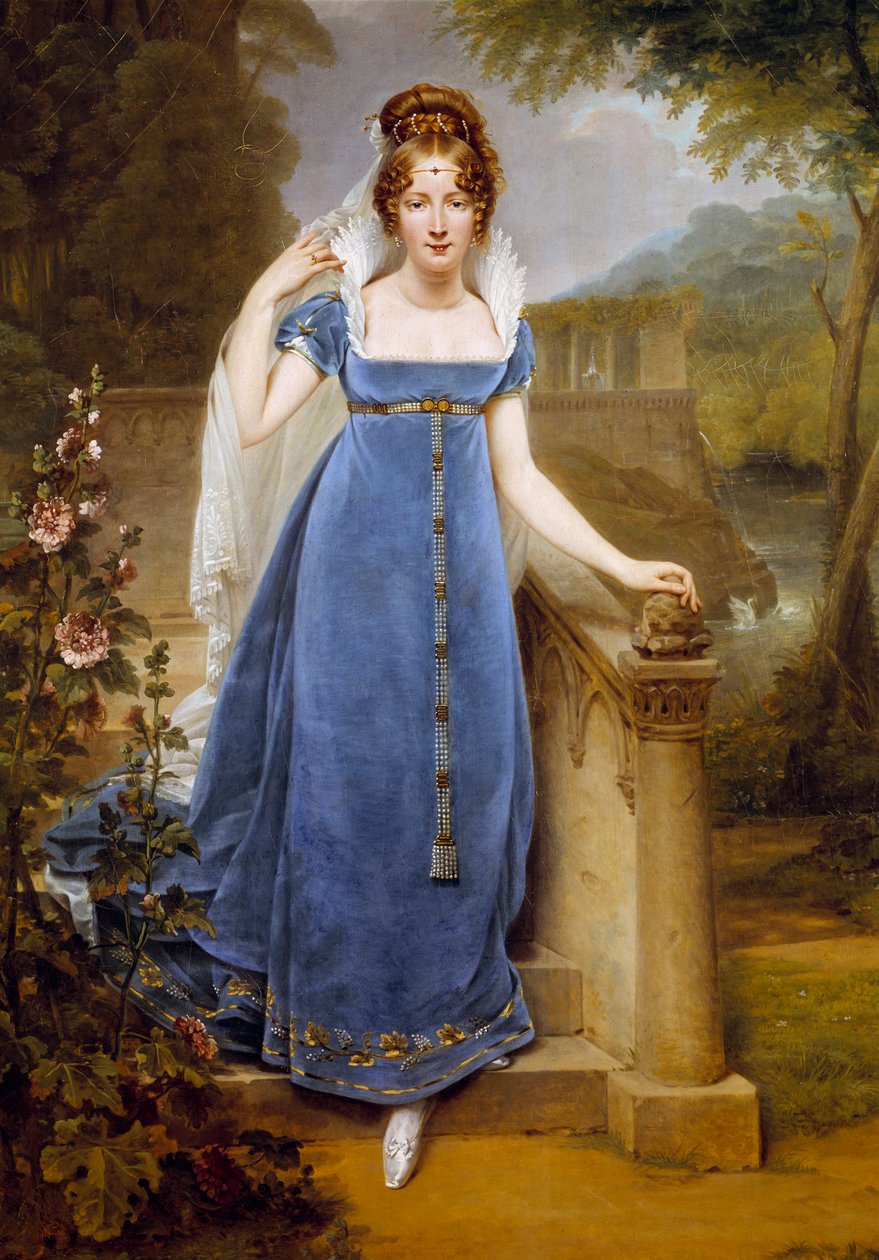 Portrait en pied de Henriette Scherrer, Comtesse Legrand (1795-1848). Pintura de Antoine Jean Gros (1771-1835) de Antoine Jean Gros