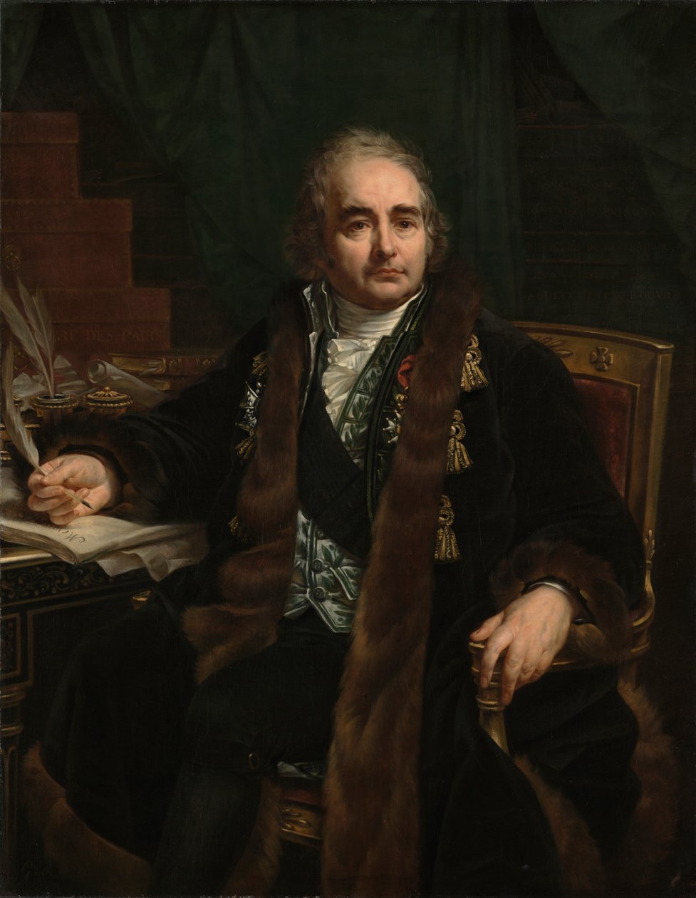 Retrato do Conde Jean-Antoine Chaptal de Antoine Jean Gros