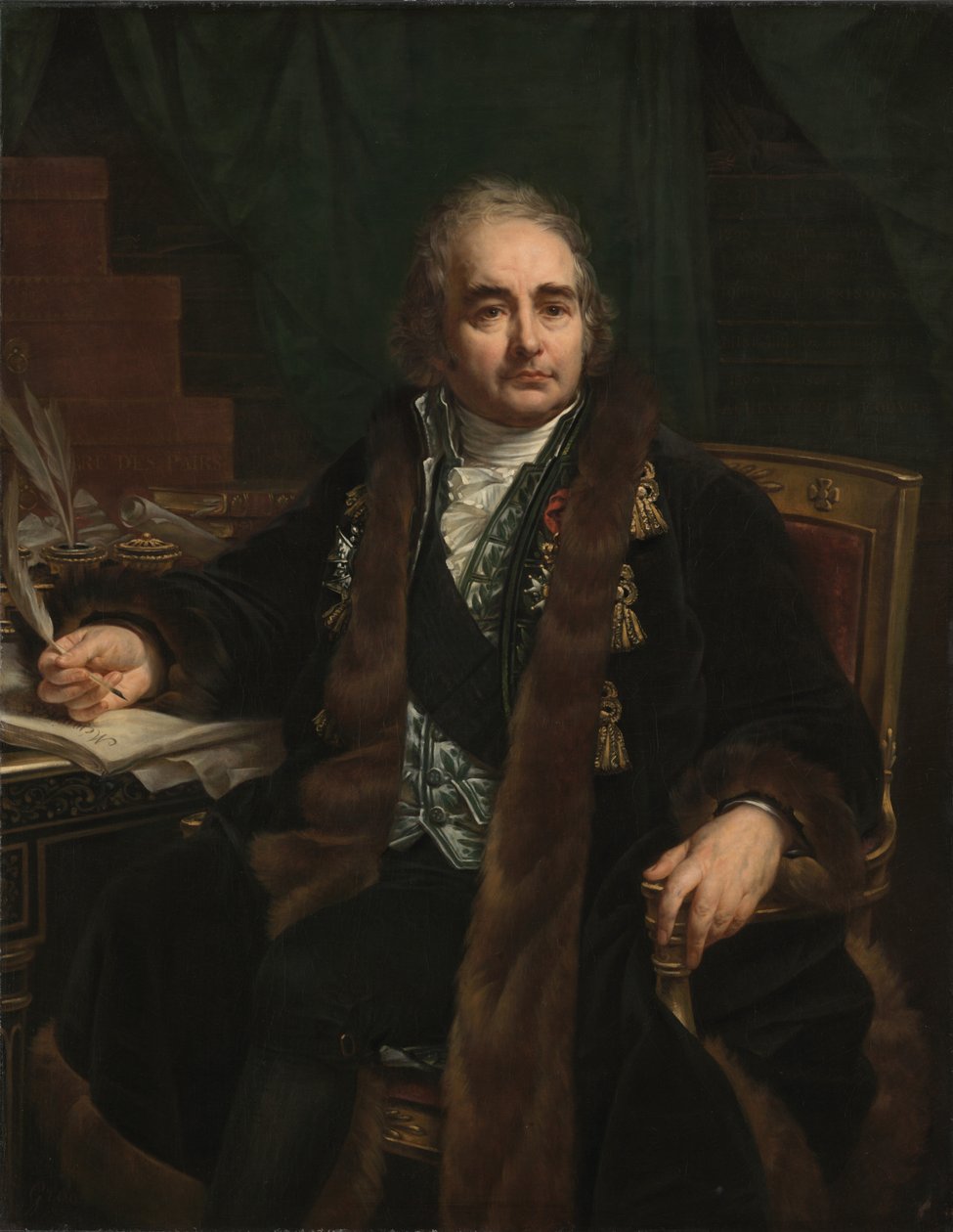 Retrato do Conde Jean-Antoine Chaptal, 1824 de Antoine Jean Gros