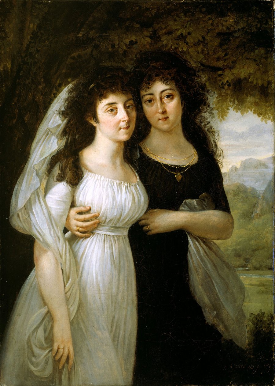 Retrato das Irmãs Maistre de Antoine Jean Gros