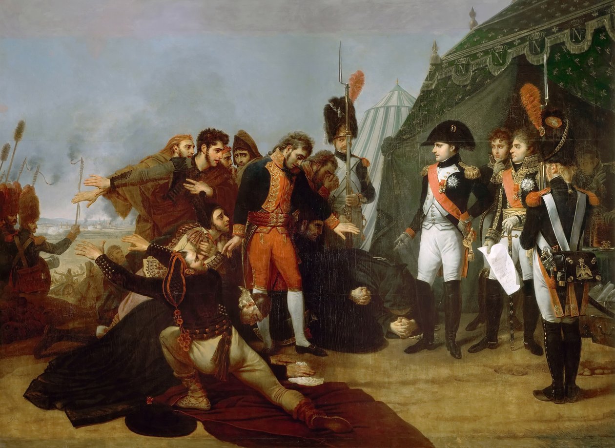 A Capitulação de Madri, 4 de dezembro de 1808 de Antoine Jean Gros