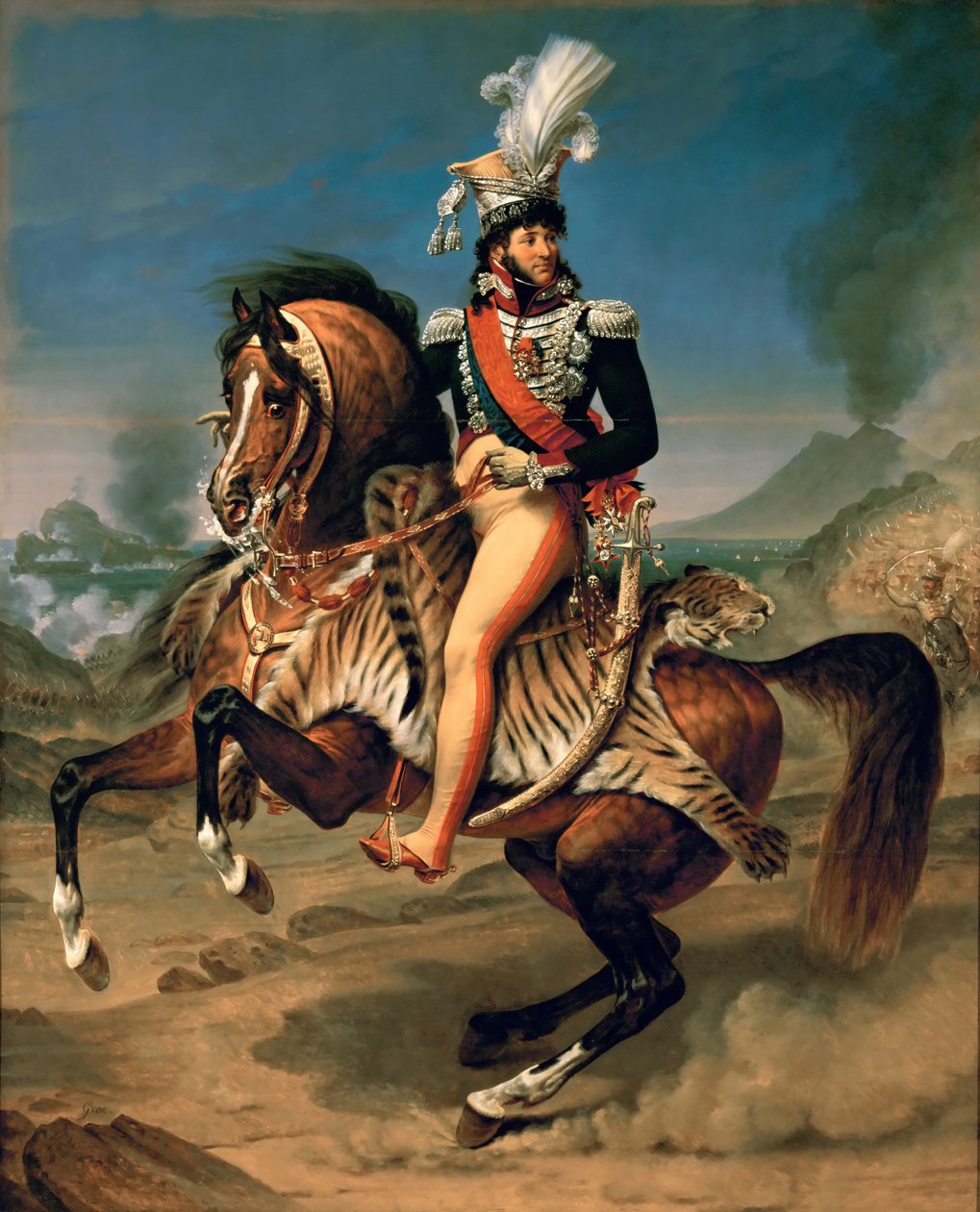 Retrato Equestre de Joachim Murat 1767-1815 de Antoine Jean Gros Baron