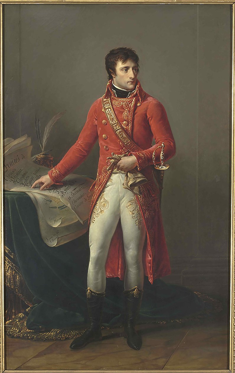Napoleão Bonaparte como primeiro cônsul da França, 1803. de Antoine Jean Gros Baron