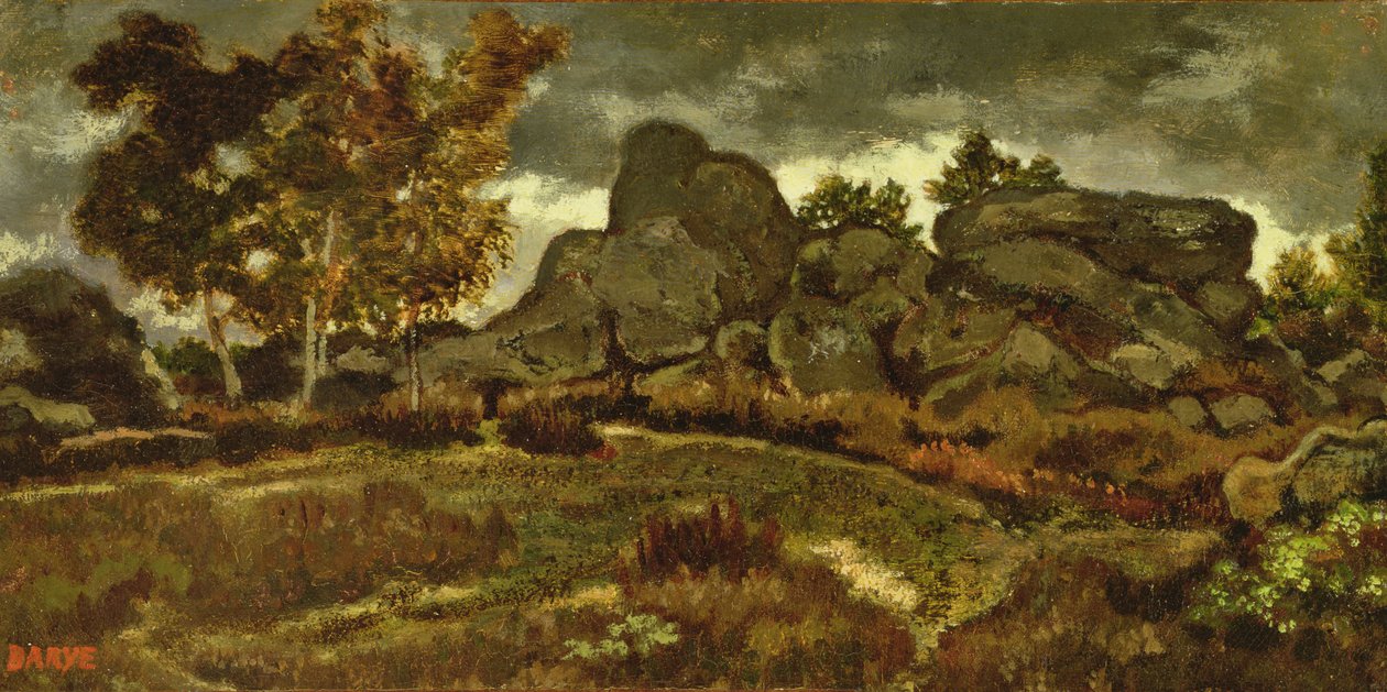 Floresta, em, fontainebleau de Antoine Louis Barye