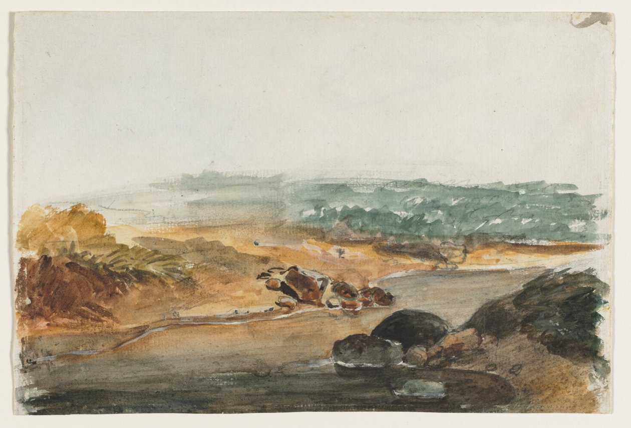Paisagem (reto) de Antoine Louis Barye