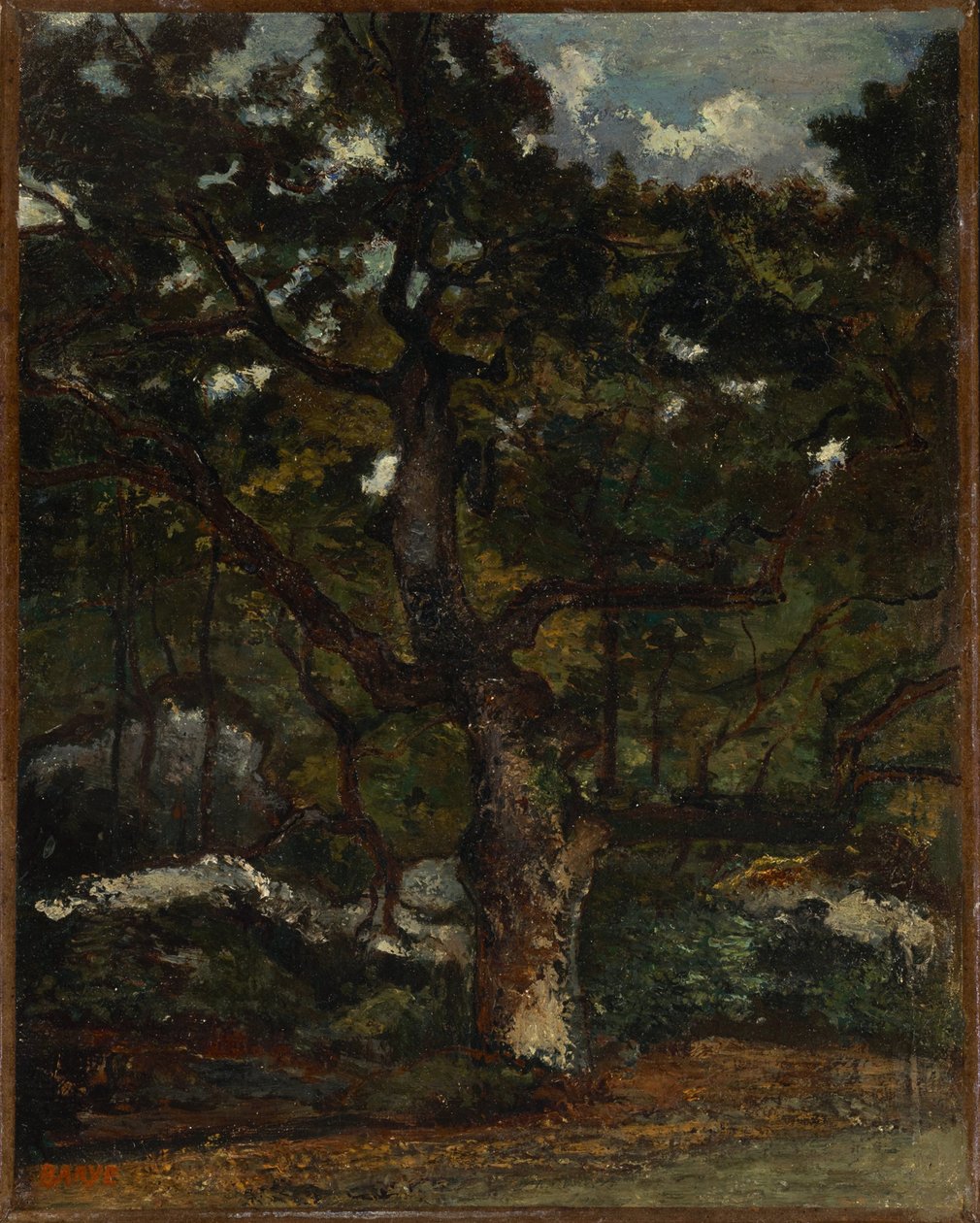 Lote na Floresta de Fontainebleau de Antoine Louis Barye