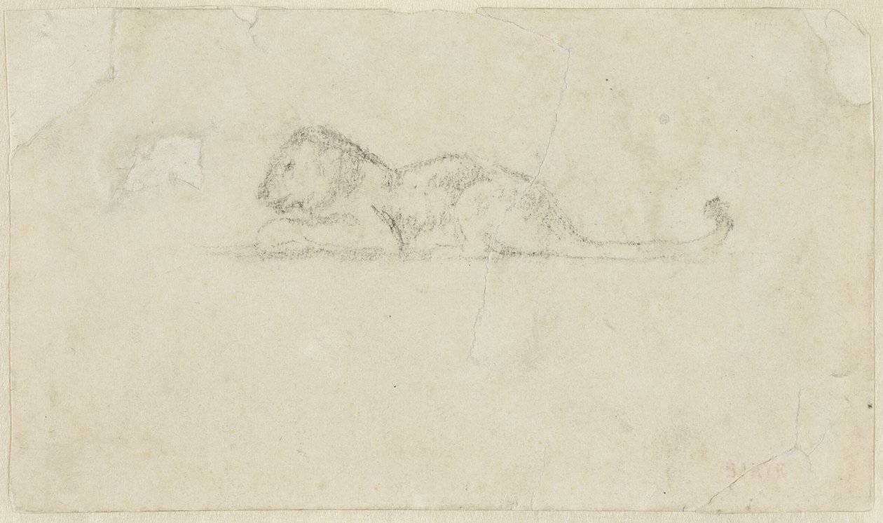 Leoa sentada de Antoine Louis Barye