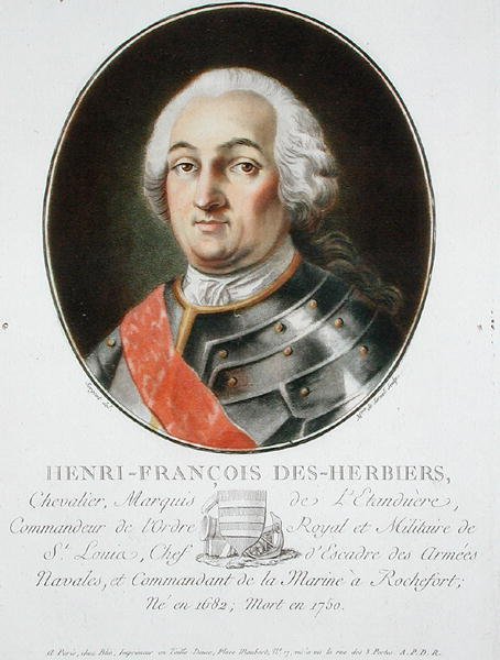 Henri-Francois des Herbiers (1682-1750) Marquês de l
