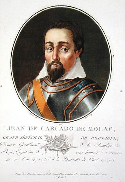 Jean de Carcado de Molac (c.1475-1525), gravado por Ride de Antoine Louis Francois (after) Sergent Marceau