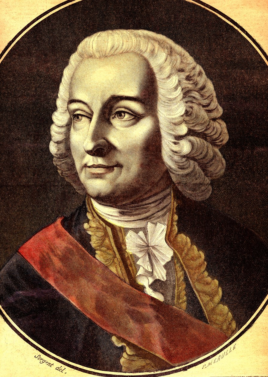Joseph François, marquês de DUPLEIX (gravura) de Antoine Louis Francois (after) Sergent Marceau