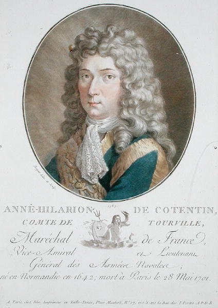 Anne-Hilarion de Cotentin (1642-1701) Conde de Tourville de Antoine Louis Francois Sergent Marceau