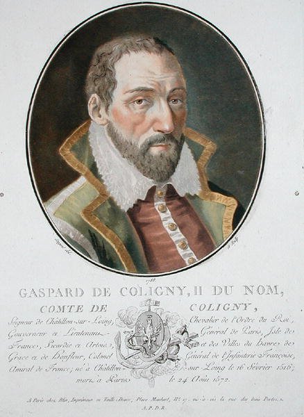 Gaspard (1519-72) Comte de Coligny de Antoine Louis Francois Sergent Marceau