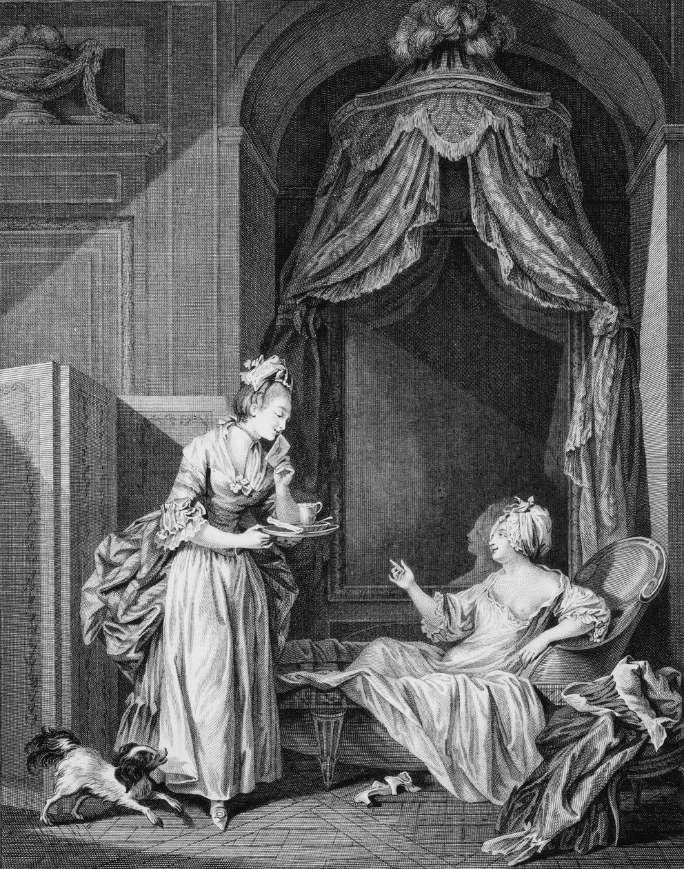 Le Bain the Bath, 1774. de Antoine Louis Romanet