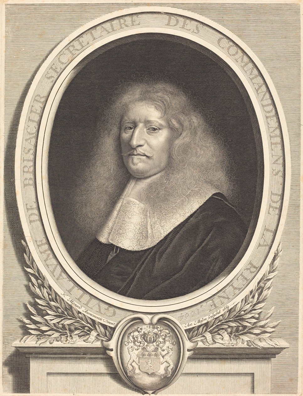 Guilherme de Brisacier de Antoine Masson after Nicolas Mignard
