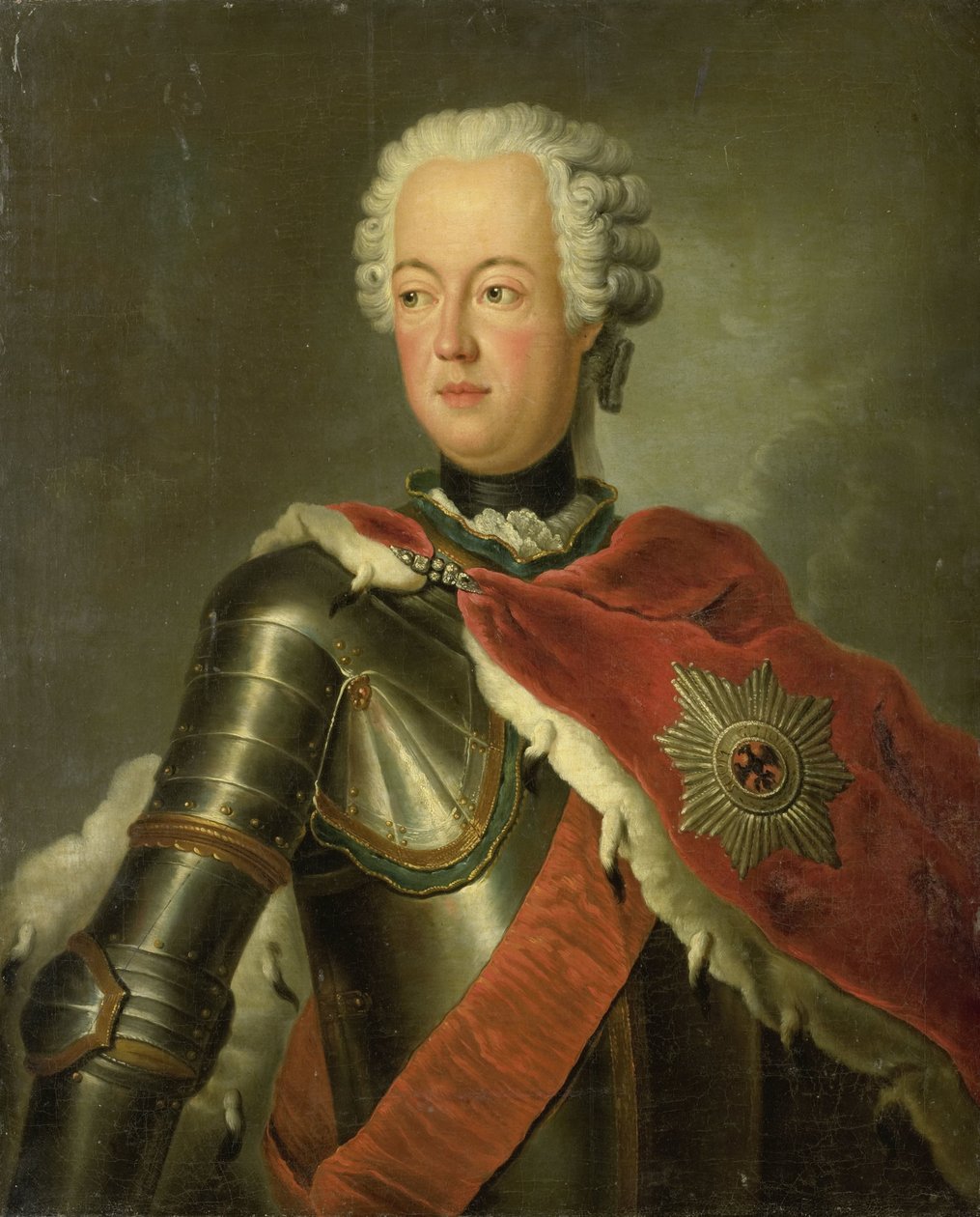 Retrato de Augusto Guilherme (1722-1758) de Antoine Pesne (copy after)